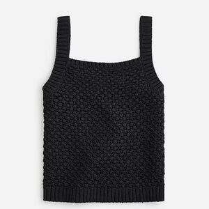 J. Crew Basket-stitch sweater-tank